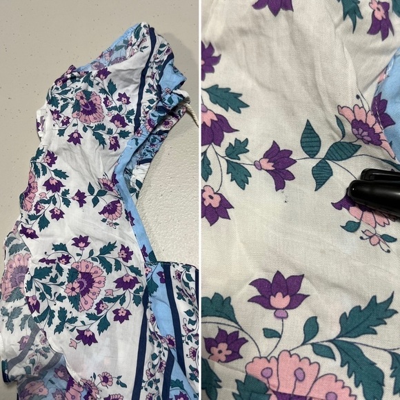 Jaase Open Tie Back Ruffle Tassels Mini Dress - Picture 9 of 9